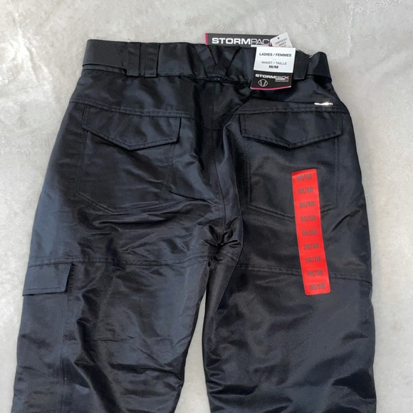 NWT Stormpack SunIce Black Snowpants with Pockets and Adjustable Waist - Picture 9 of 10